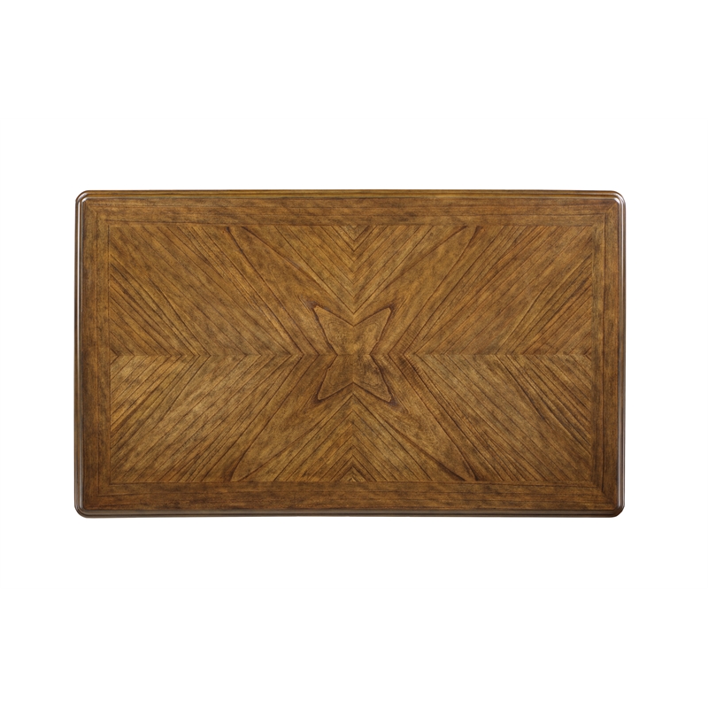 New Classic Furniture Gia 6-Piece Wood Dining Table Set in Brown