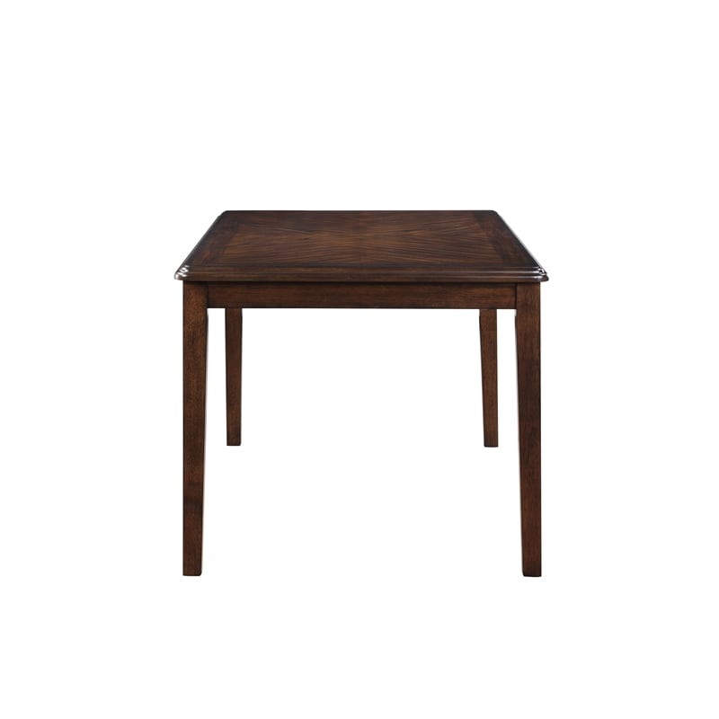 New Classic Furniture Gia 6-Piece Wood Dining Table Set in Cherry