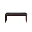 New Classic Furniture Gia 6-Piece Wood Dining Table Set in Ebony