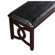 New Classic Furniture Gia 6-Piece Wood Dining Table Set in Ebony