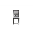 New Classic Furniture Gia 6-Piece Wood Dining Table Set in Gray