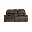 New Classic Furniture Brookings 3 Pcs Fabric Power Reclining Living Set in Brown