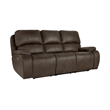New Classic Furniture Brookings 3 Pcs Fabric Power Reclining Living Set in Brown
