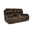 New Classic Furniture Brookings 3 Pcs Fabric Power Reclining Living Set in Brown