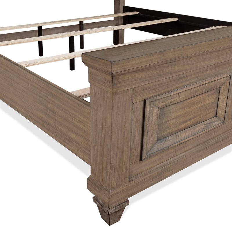 New Classic Furniture Mariana 5-Piece Wood King Bedroom Set in Mocha