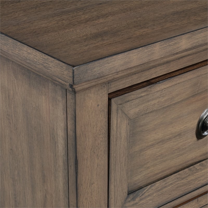 New Classic Furniture Mariana Wood 5-Drawer Chest in Vintage Mocha