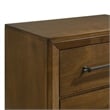 New Classic Furniture Ballard Wood 2-Drawer Nightstand in Walnut Brown