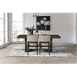 New Classic Furniture Kody 5-Piece Wood Dining Table Set in Walnut/Beige