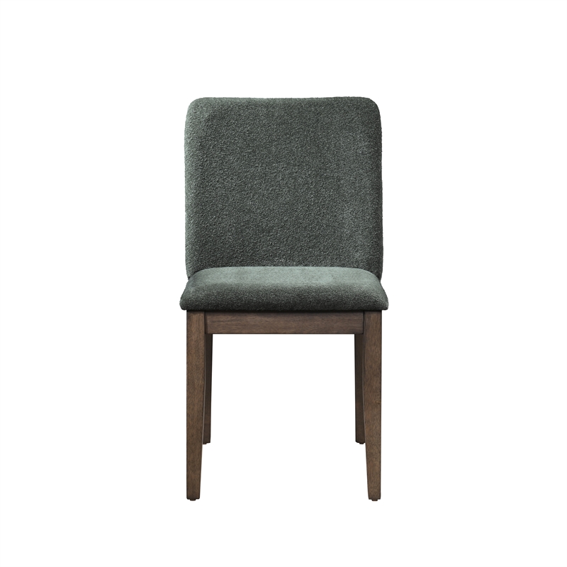 New Classic Furniture Kody Fabric Upholstered Dining Chair in Green (Set of 2)