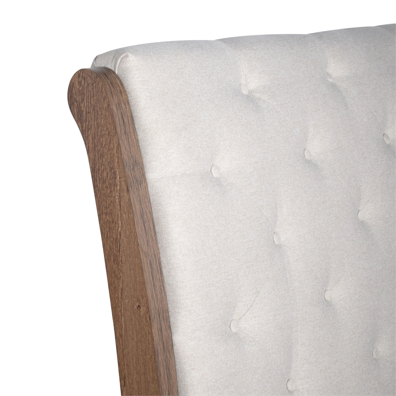 New Classic Furniture Coventry Hall Wood King Sleigh Bed in Pecan