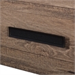New Classic Furniture Coventry Hall Wood 5-Drawer Chest in Pecan