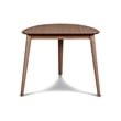 New Classic Furniture Oscar 3-Piece Wood Corner Table Set in Walnut/Teal