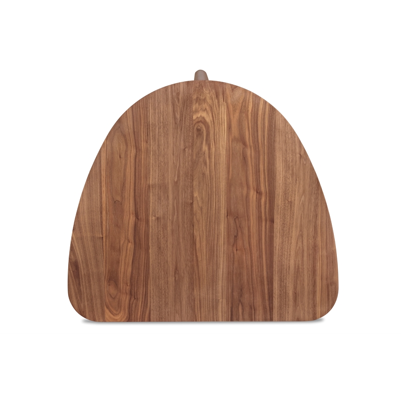 New Classic Furniture Oscar 3-Piece Wood Corner Table Set in Walnut/Dark Gray