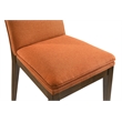 New Classic Furniture 5-Piece Wood Dining Set in Brown and Orange