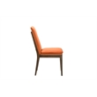 New Classic Furniture 5-Piece Wood Dining Set in Brown and Orange