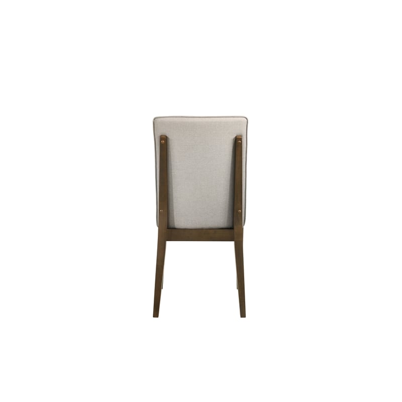 New Classic Furniture 5-Piece Wood Dining Set in Brown and Natural