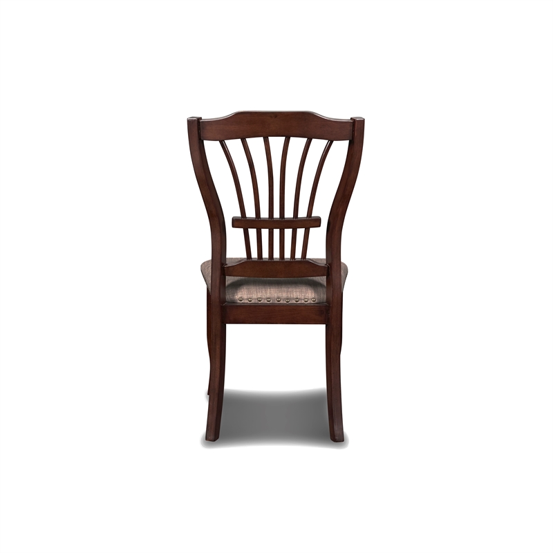 New Classic Furniture Bixby Wood Dining Chair in Espresso Brown (Set of 6)