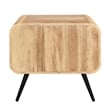 New Classic Furniture Rowan Wood 1-Drawer End Table in Natural/Beige