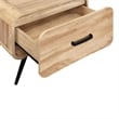 New Classic Furniture Rowan Wood 1-Drawer End Table in Natural/Beige