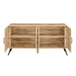 New Classic Furniture Rowan Wood Sideboard/TV Console in Natural/Beige