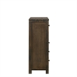 New Classic Furniture Blue Ridge 3-Piece Wood Chest with 2 Nightstands in Gray