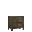 New Classic Furniture Blue Ridge 3-Piece Wood Dresser with 2 Nightstands in Gray