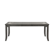 New Classic Furniture Lisbon 5-Piece Wood Rectangle Dining Set in Gray