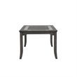New Classic Furniture Lisbon 5-Piece Wood Rectangle Dining Set in Gray