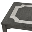 New Classic Furniture Lisbon 5-Piece Wood Rectangle Dining Set in Gray
