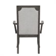 New Classic Furniture Lisbon 7-Piece Wood Rectangle Dining Set in Gray