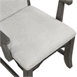 New Classic Furniture Lisbon 7-Piece Wood Rectangle Dining Set in Gray