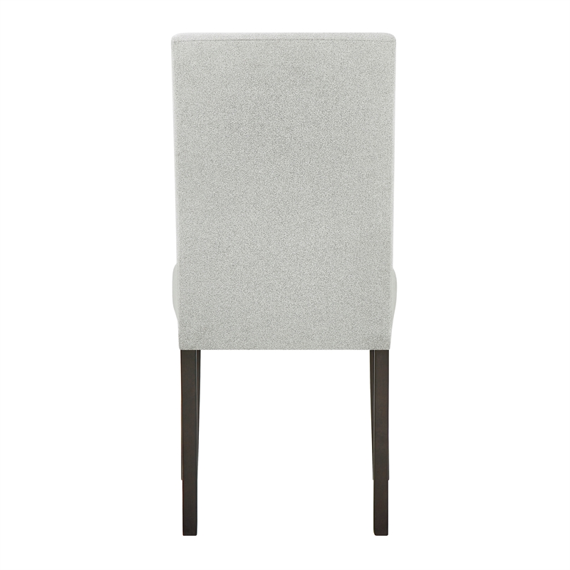 New Classic Furniture Carissa Wood Dining Chair in Stone Gray (Set of 2)