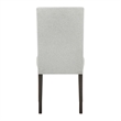 New Classic Furniture Carissa 5-Piece Wood Rectangle Dining Set in Stone Gray