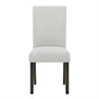 New Classic Furniture Carissa 5-Piece Wood Rectangle Dining Set in Stone Gray