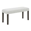 New Classic Furniture Carissa 6-Piece Wood Rectangle Dining Set in Stone Gray
