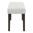 New Classic Furniture Carissa 6-Piece Wood Rectangle Dining Set in Stone Gray