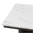 New Classic Furniture Carissa 6-Piece Wood Rectangle Dining Set in Stone Gray
