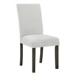 New Classic Furniture Carissa 6-Piece Wood Rectangle Dining Set in Stone Gray