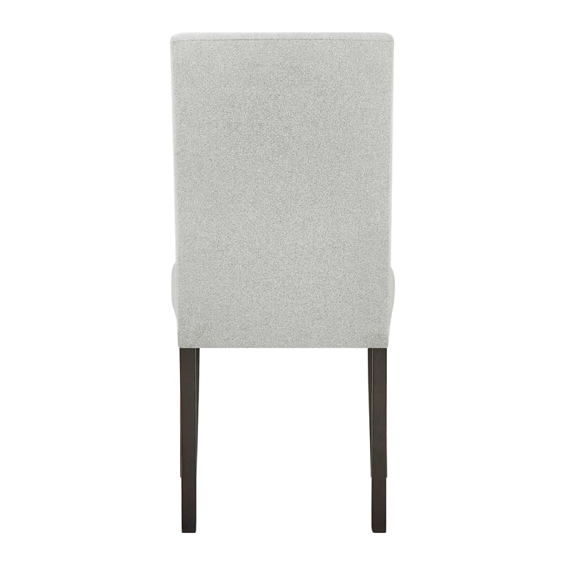 New Classic Furniture Carissa 7-Piece Wood Rectangle Dining Set in Stone Gray