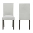 New Classic Furniture Carissa 7-Piece Wood Rectangle Dining Set in Stone Gray