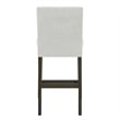 New Classic Furniture Carissa 6-Piece Wood Rectangle Counter Set in Stone Gray
