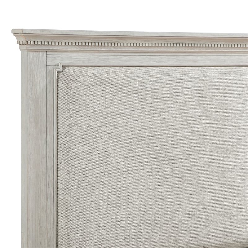 New Classic Furniture Silver Sands Wood Full Size Panel Bed in Misty Gray