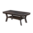 New Classic Furniture Gia 3-Piece Wood Occasional Table Set in Brown