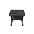 New Classic Furniture Gia 3-Piece Wood Occasional Table Set in Brown