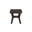 New Classic Furniture Gia 3-Piece Wood Occasional Table Set in Brown