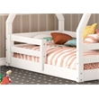 Themes and Rooms My Cabin Solid Wood Toddler Bed in White