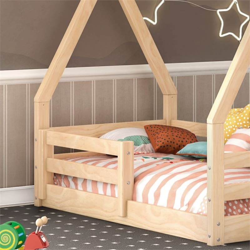 Themes and Rooms  Toddler Bed Solid Wood  My Cabin