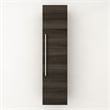 Cutler Kitchen and Bath Silhouette Modern Wood/Metal Linen Tower in Light Oak
