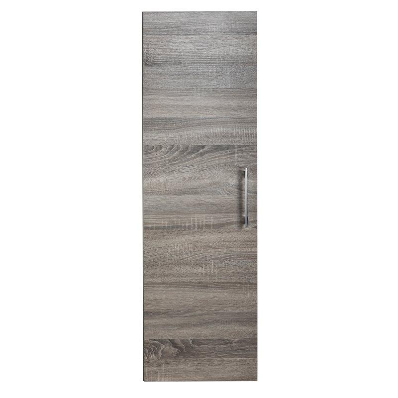 Cutler Kitchen and Bath Kato Modern Wood/Metal Linen Tower in Dorato Gray