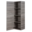 Cutler Kitchen and Bath Kato Modern Wood/Metal Linen Tower in Dorato Gray